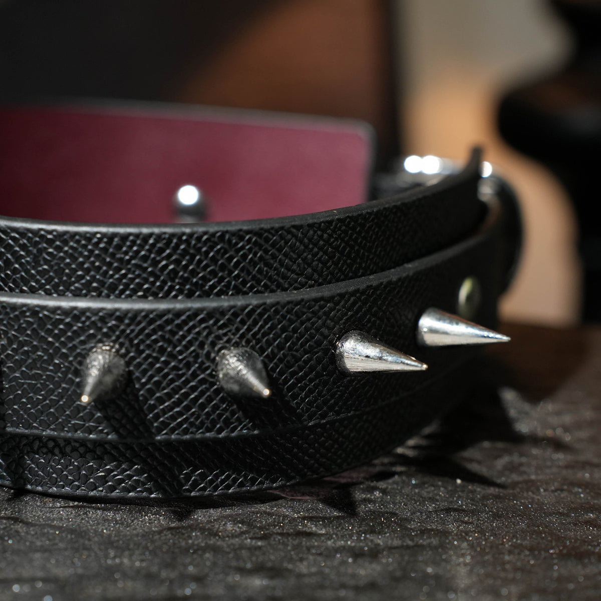 Buzzcocks Classic Black Red With O Ring Punk Choker
