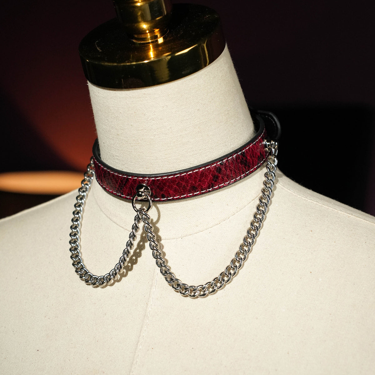 Echo Double Silver Chain Choker More Color Chosse