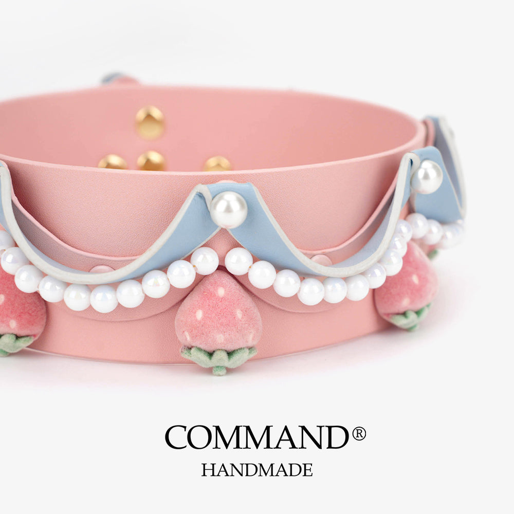 Elira Strawberry Cream Pearl Choker