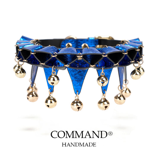 Jesterlet Mini Ruffle Triangle Choker with Bell — included in Complete Jester Set