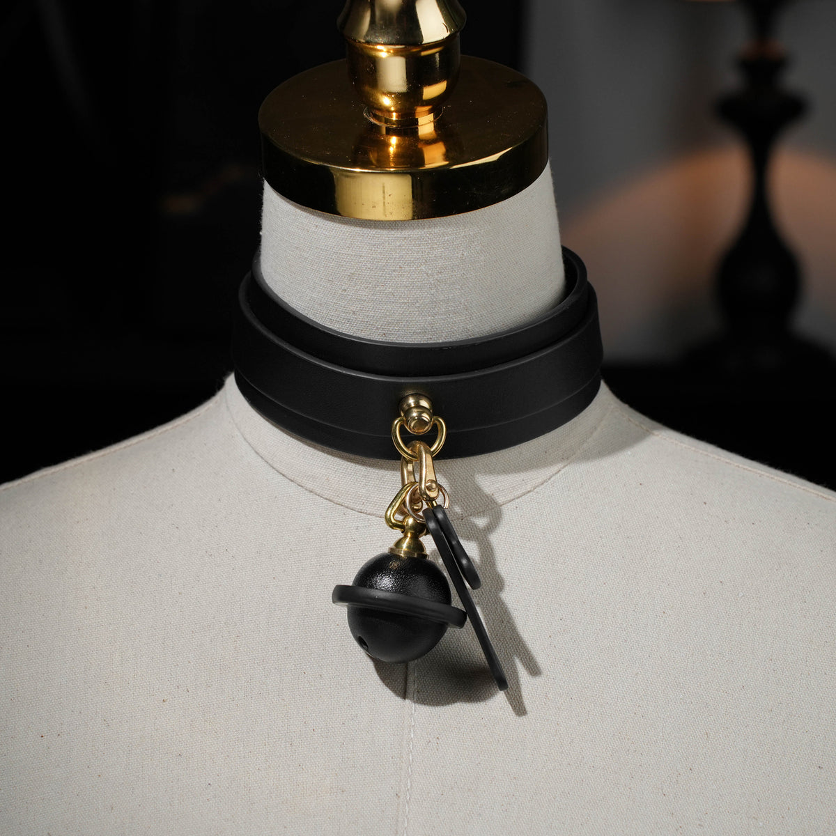 Pan Classic Double Cowhide Collar With Bell (no voice)