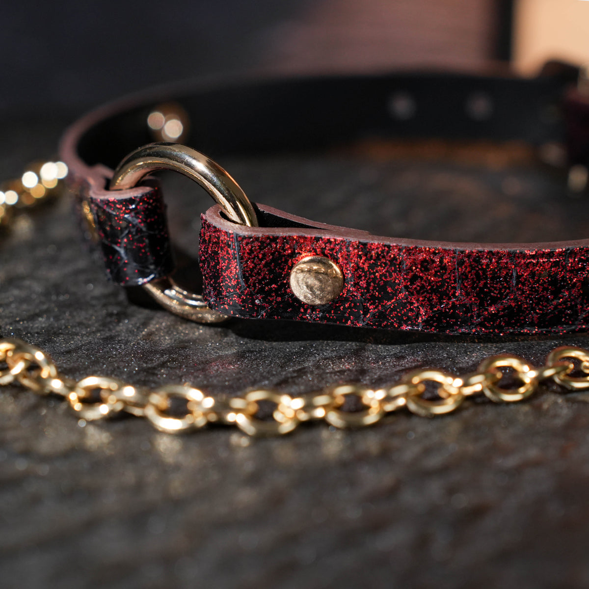 Terra O Ring Choker with Chain
