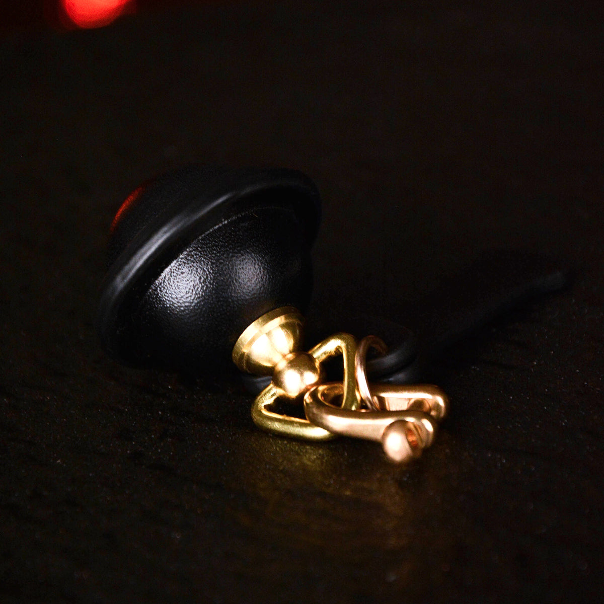 Silent Bell Round Bell With Bone Tag
