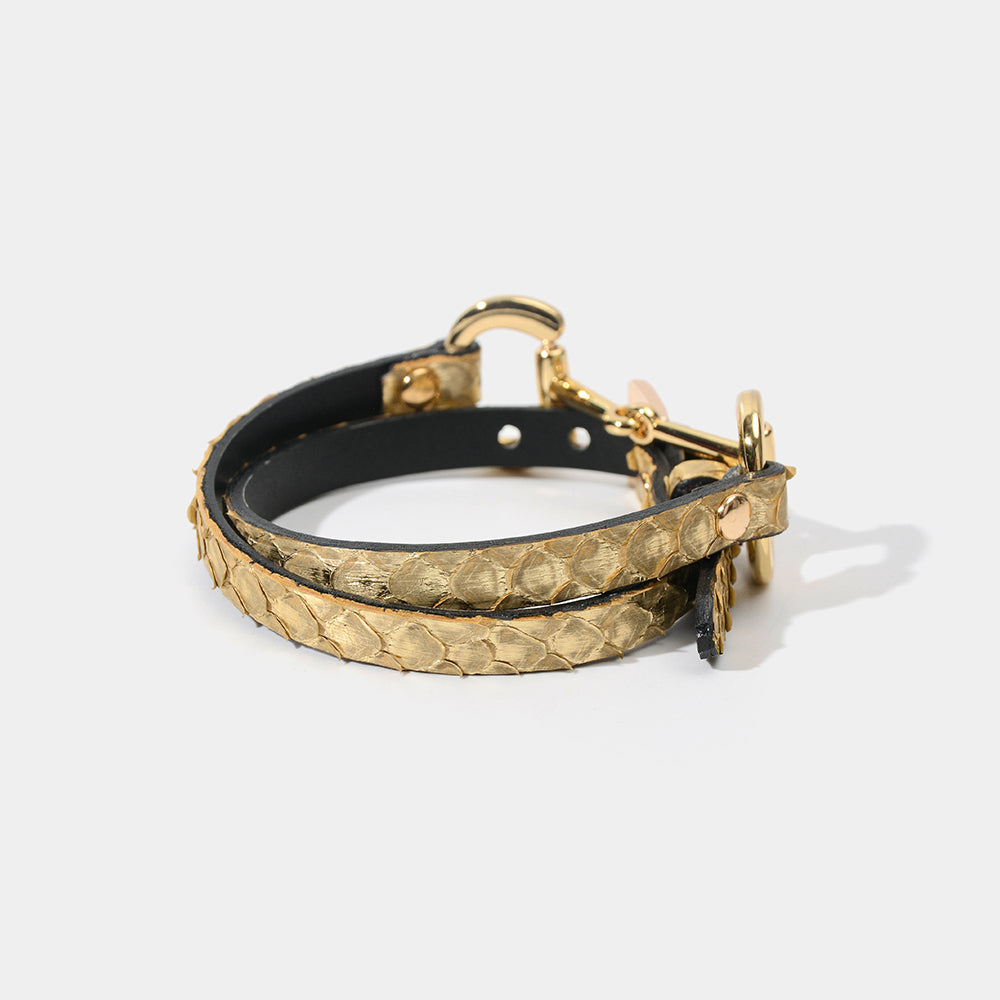 Gold Python Choker/Collar