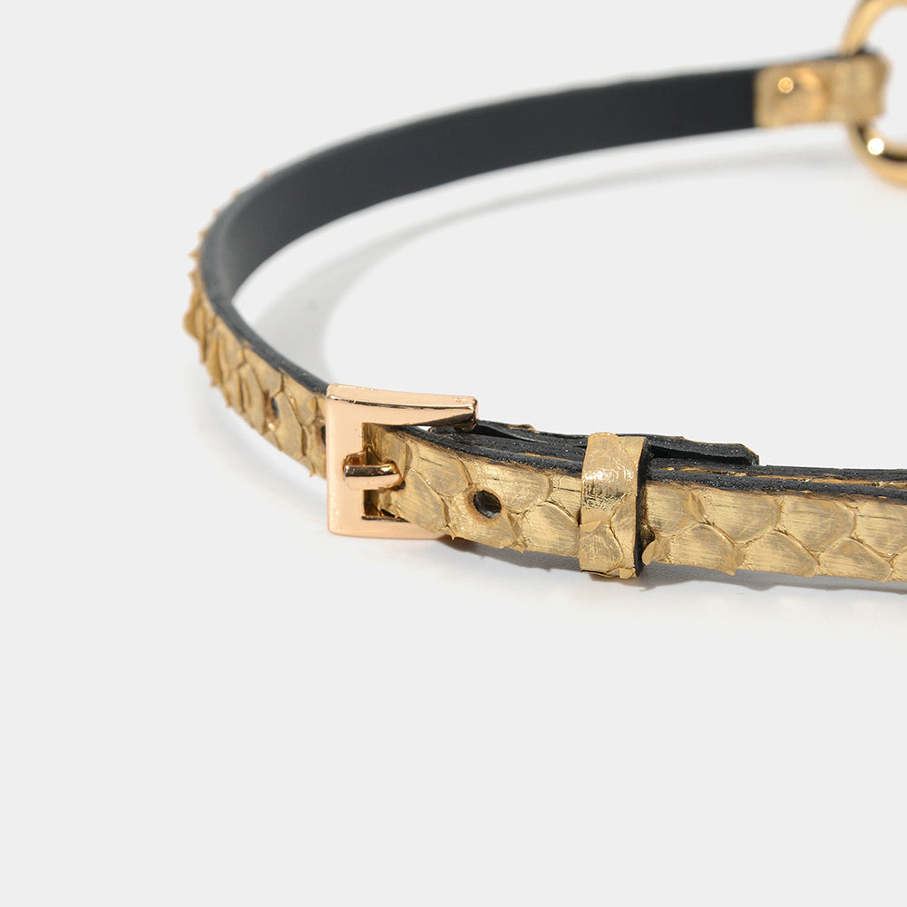 Gold Python Choker/Collar