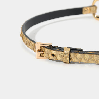 Gold Python Choker/Collar