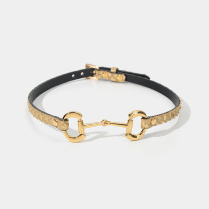 Gold Python Choker/Collar